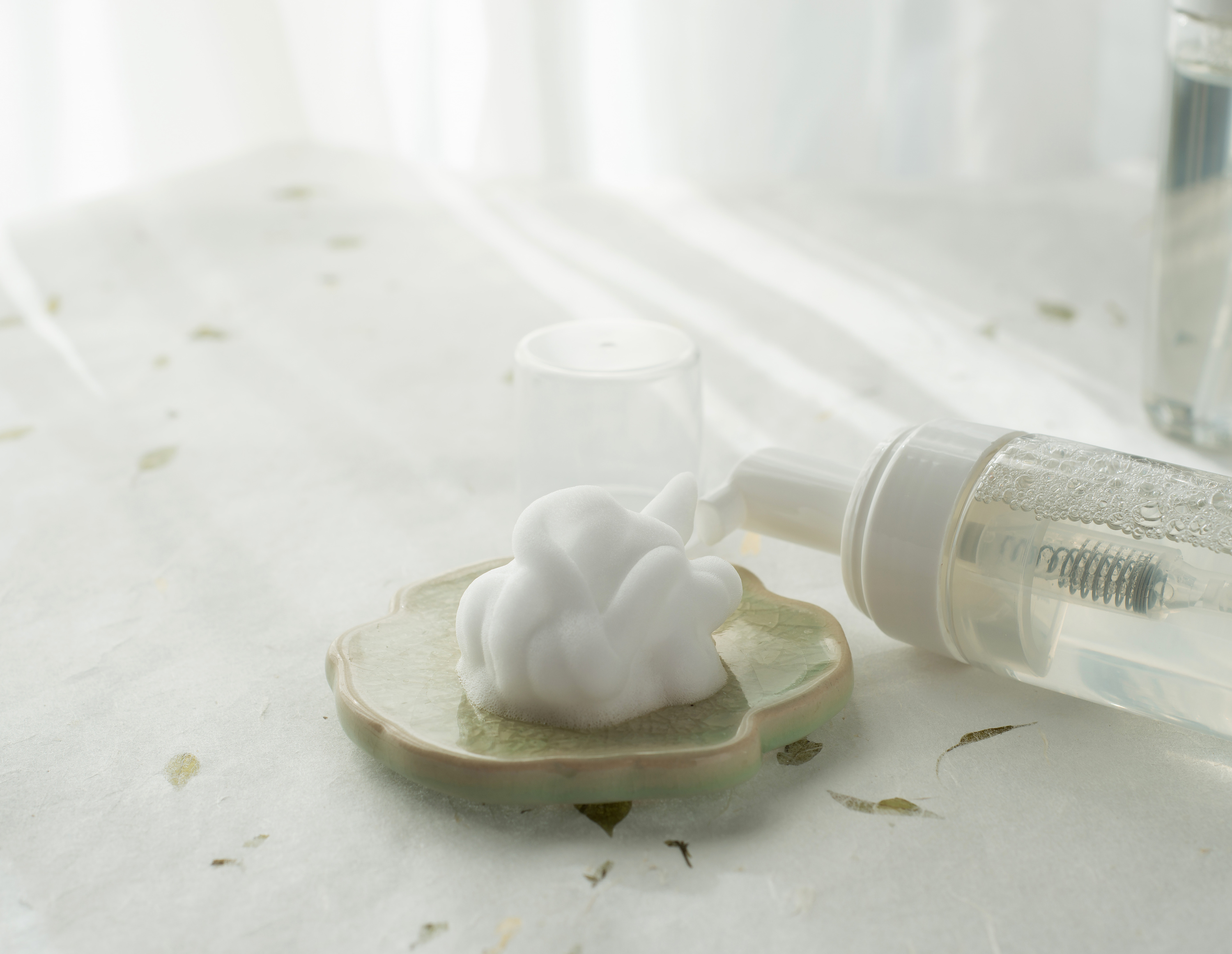 簡約藍(lán)色化妝品店鋪背景免摳素材免費(fèi)下載_覓元素51yuansu.com